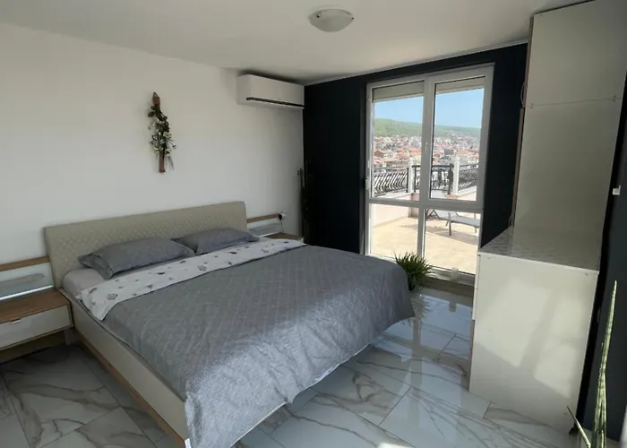 Modern Penthouse With Full Sea View K&r * Sveti Vlas